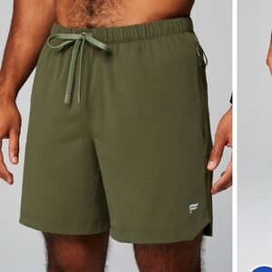 Fabletics The One 7" Shorts- Utility Green